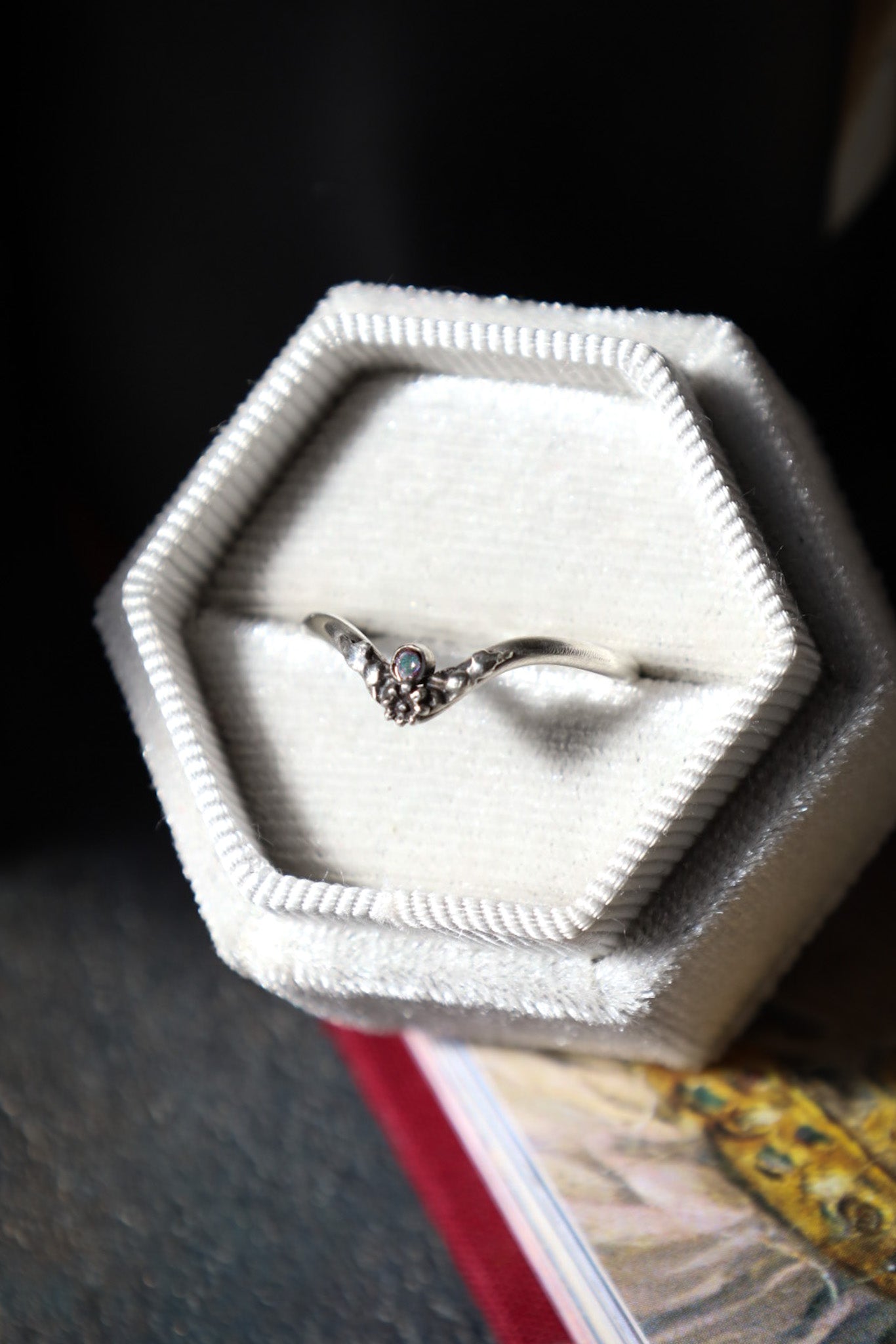 OPHELIA RING (WISHBONE - MTO)