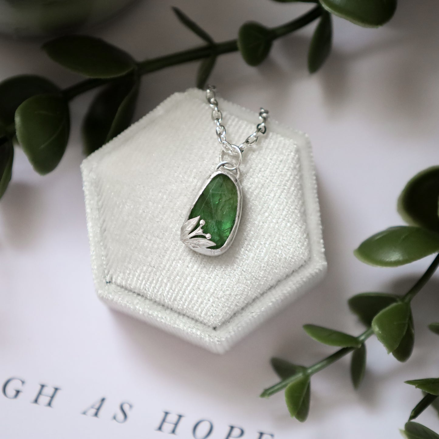 APOLLO NECKLACE (MINT KYANITE - MTO)