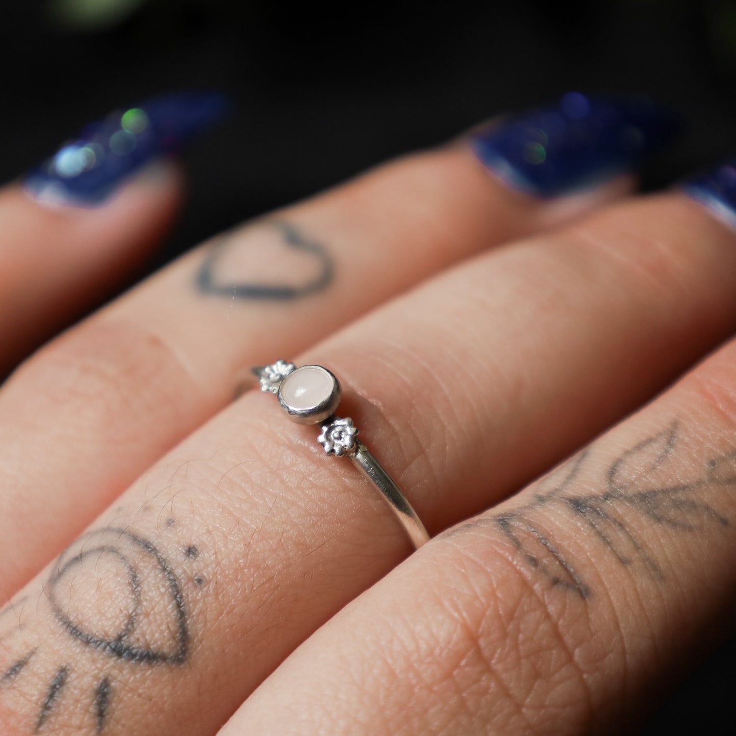 BLISS RING (ROSE QUARTZ - MTO)