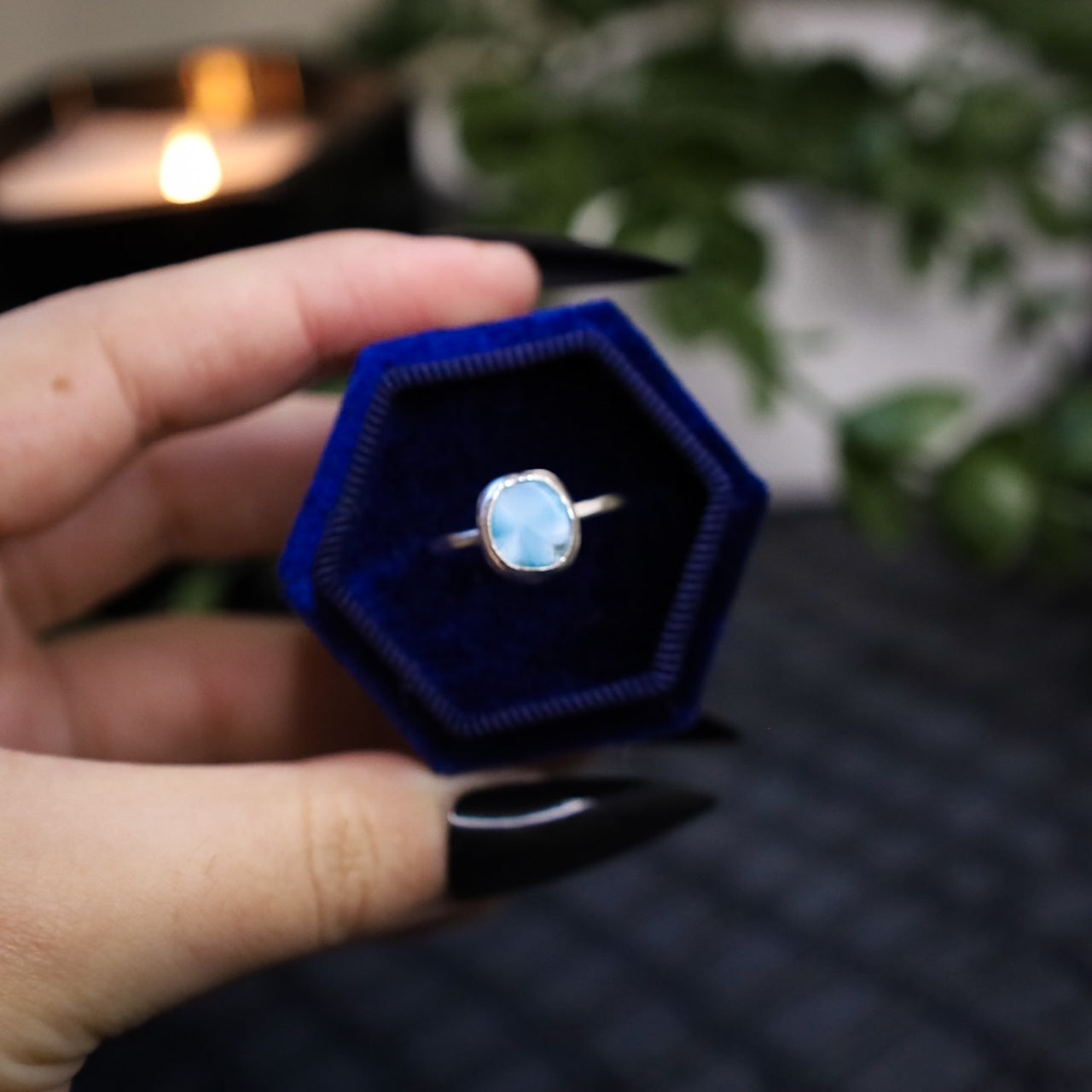 LARIMAR RING (RTS - SIZE P)