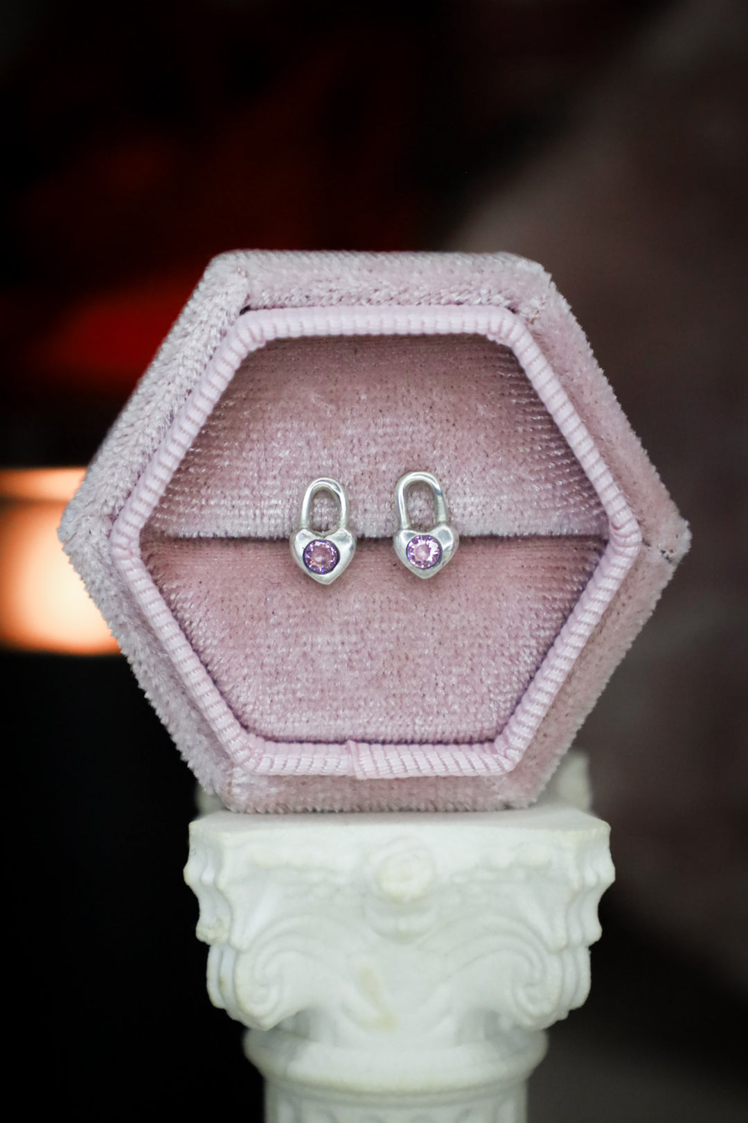HEARTBOUND STUD EARRINGS (MTO)