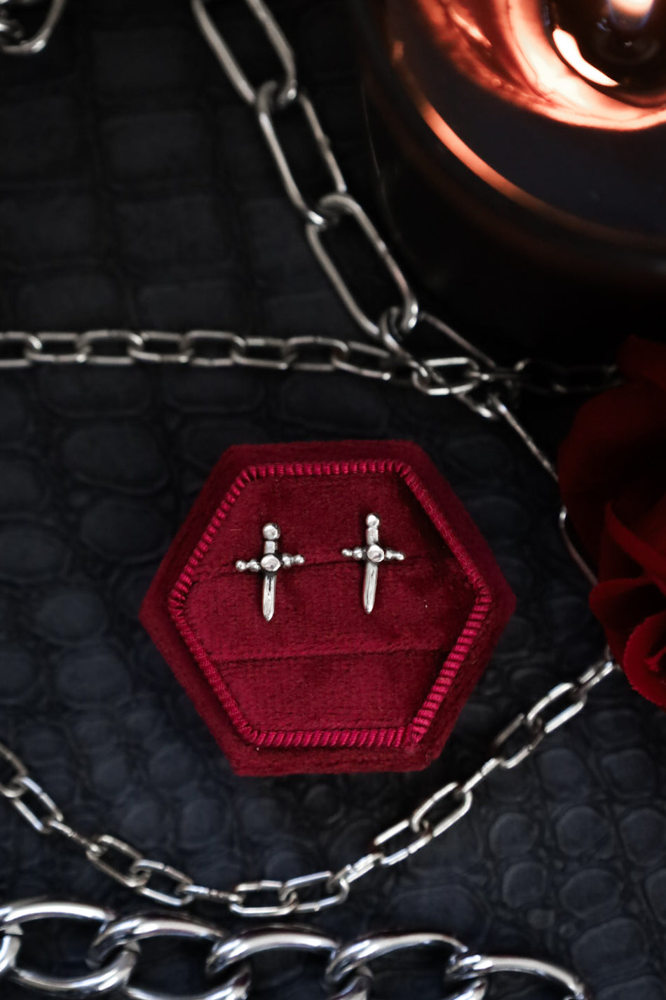 DAGGER STUD EARRINGS (MTO)