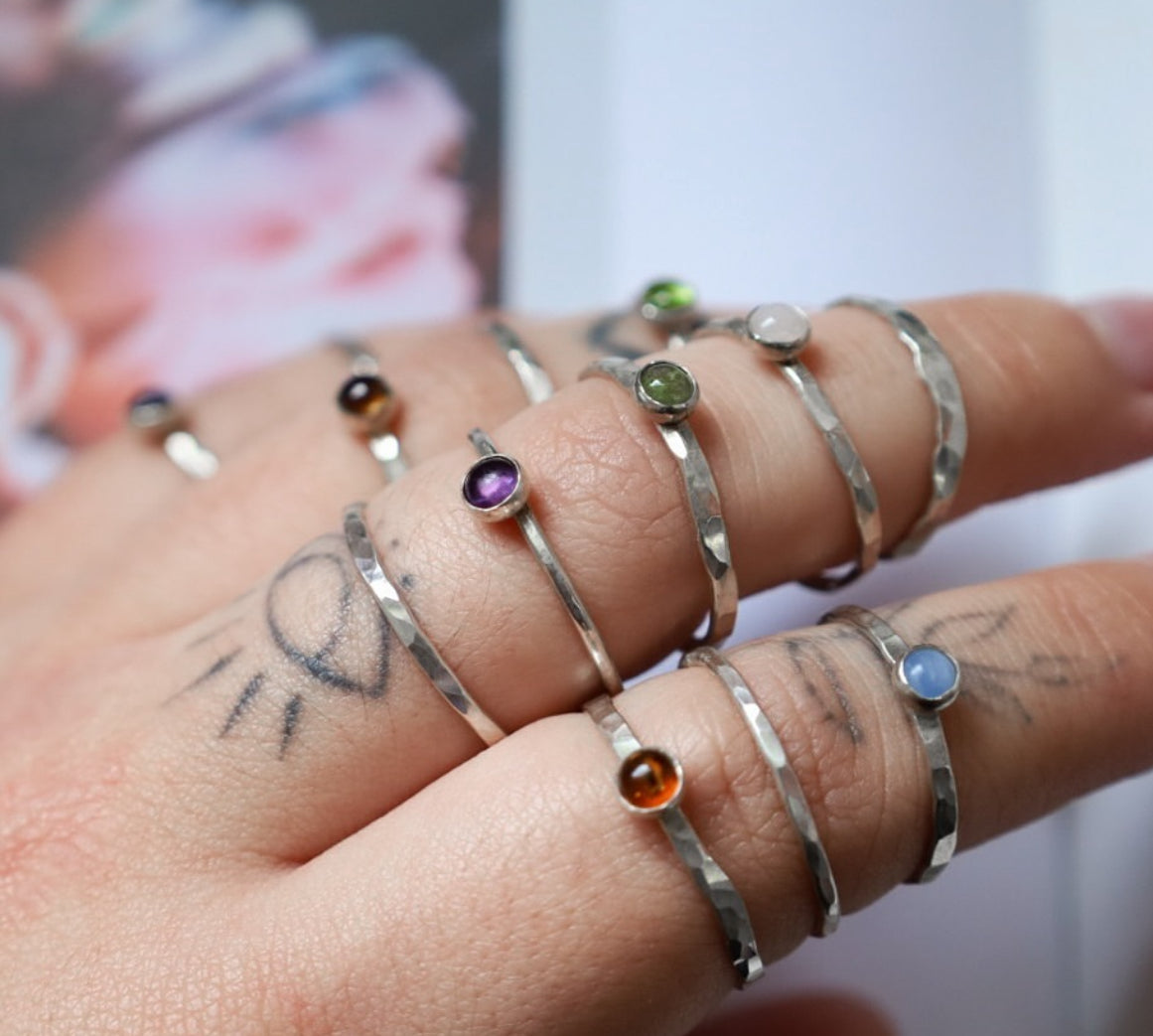 AURORA DAINTY RINGS (MTO)