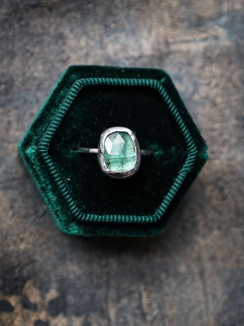 MINT KYANITE RING (RTS- SIZE S)