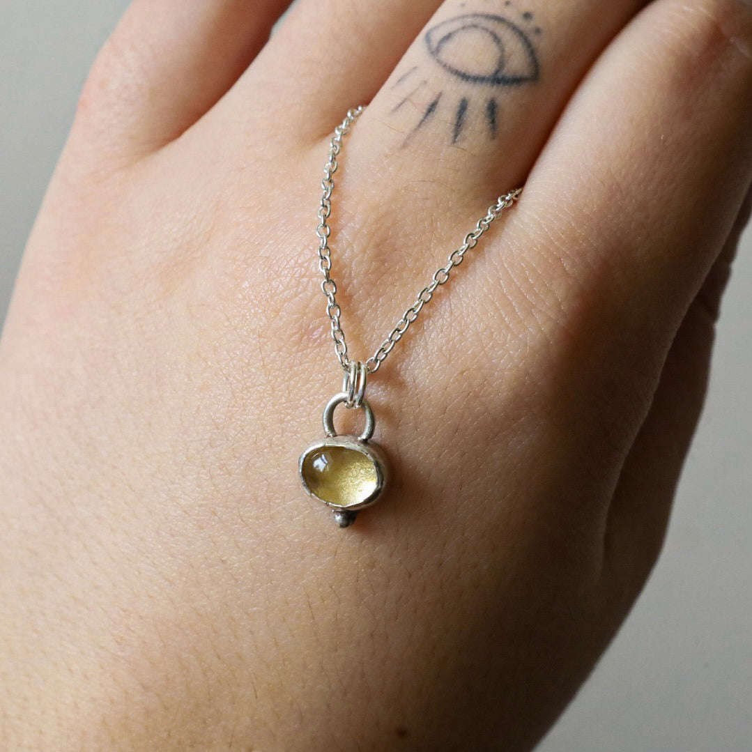 CITRINE NECKLACE (RTS)