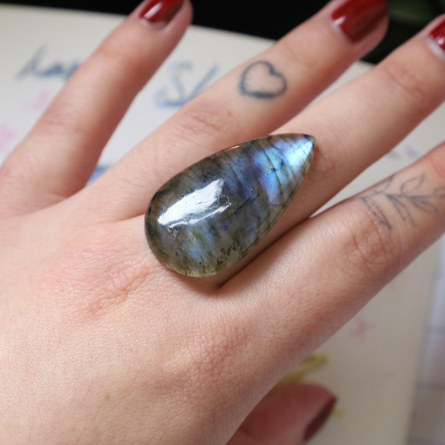 LABRADORITE TEARDROP