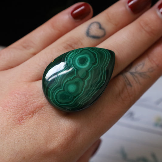 MALACHITE TEARDROP