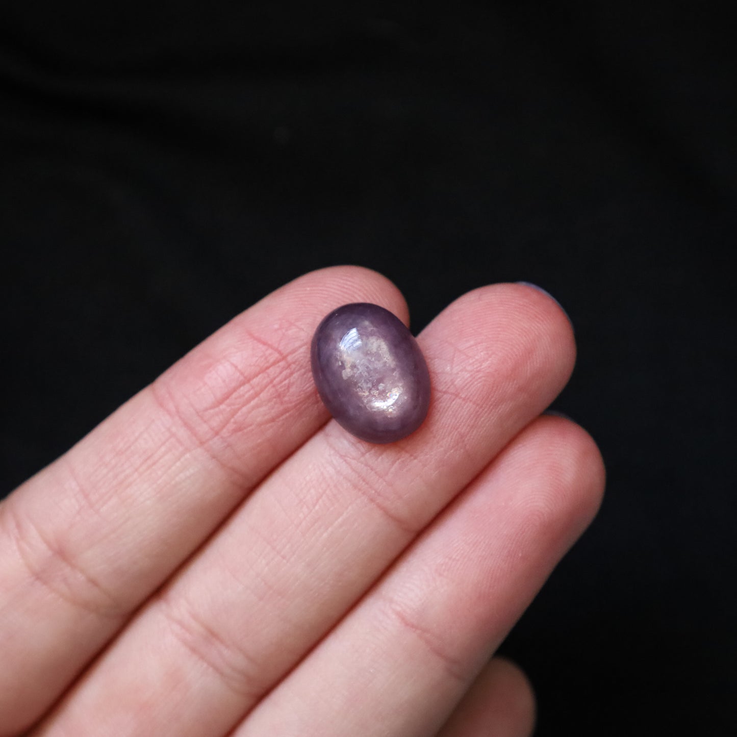 GEM LEPIDOLITE OVAL