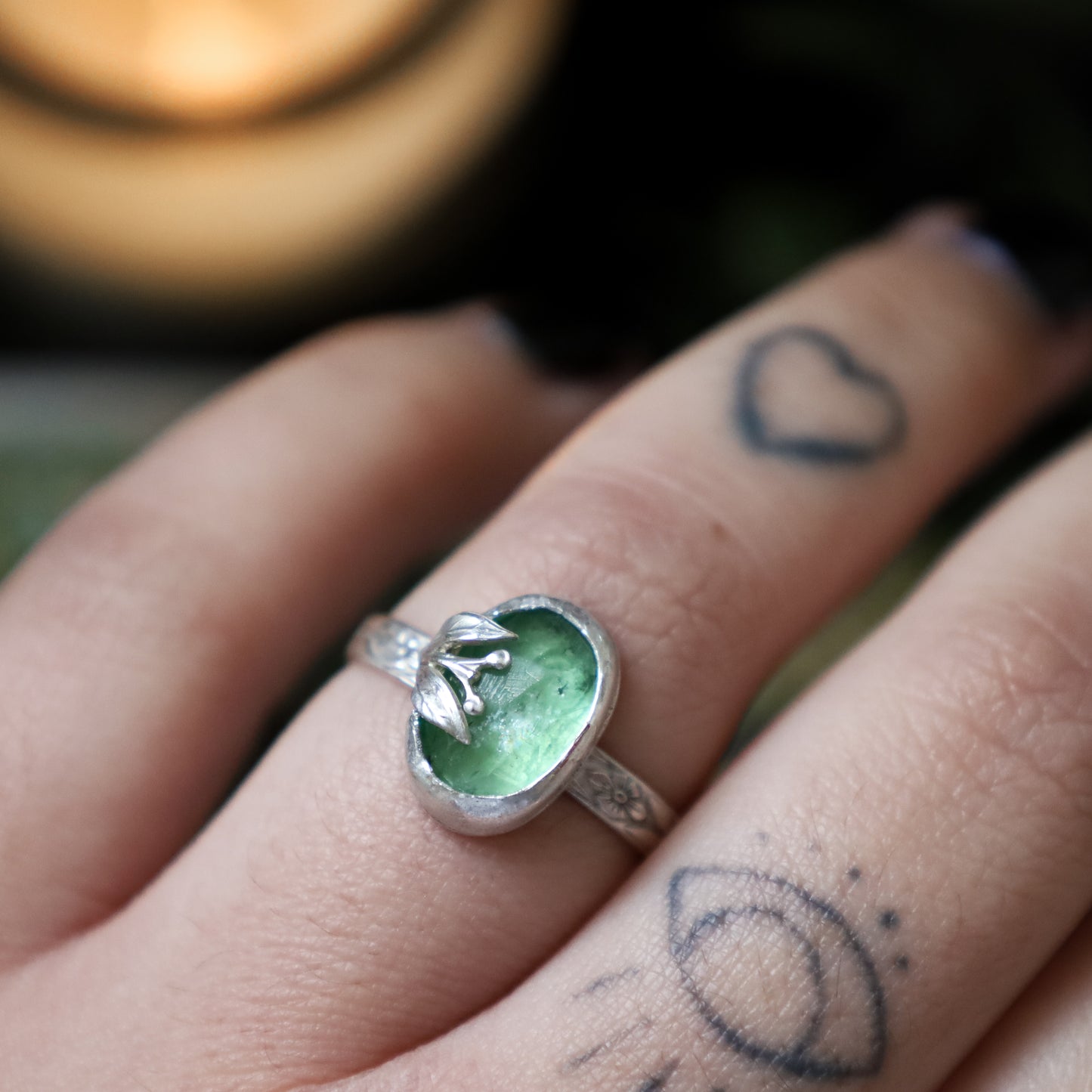 ARTEMIS RING (MINT KYANITE - MTO)