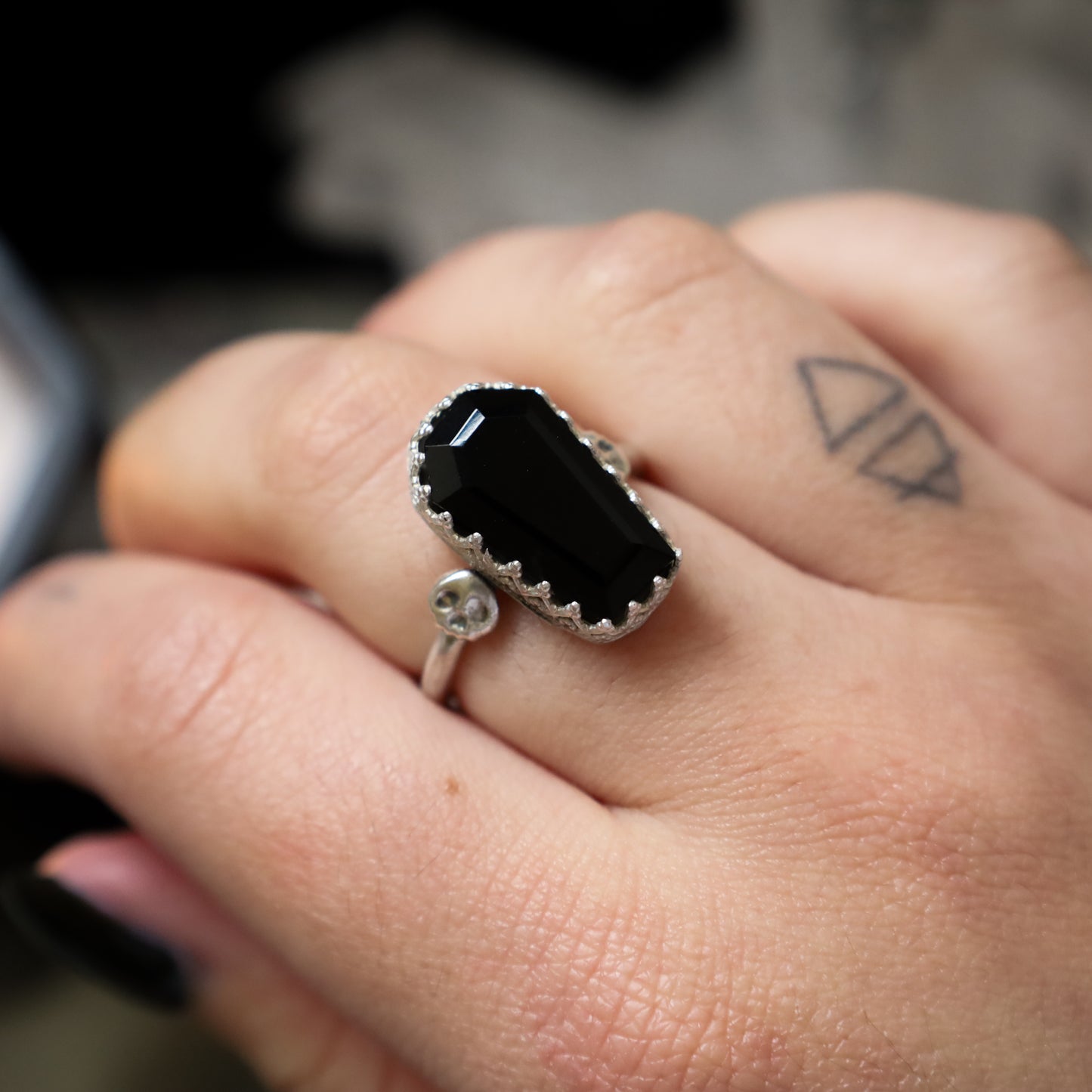 LILITH RING (BLACK ONYX - MTO)