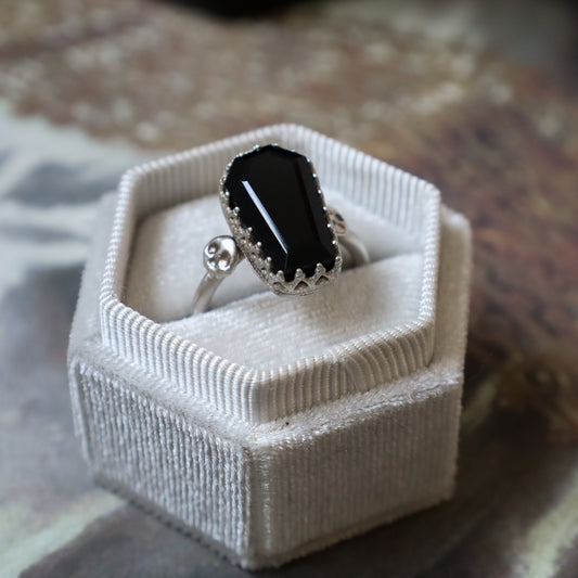 LILITH RING (BLACK ONYX - MTO)