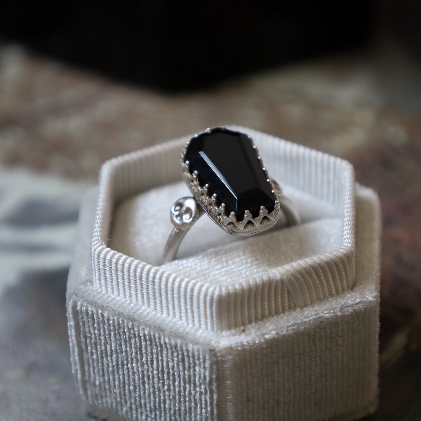 LILITH RING (BLACK ONYX - MTO)