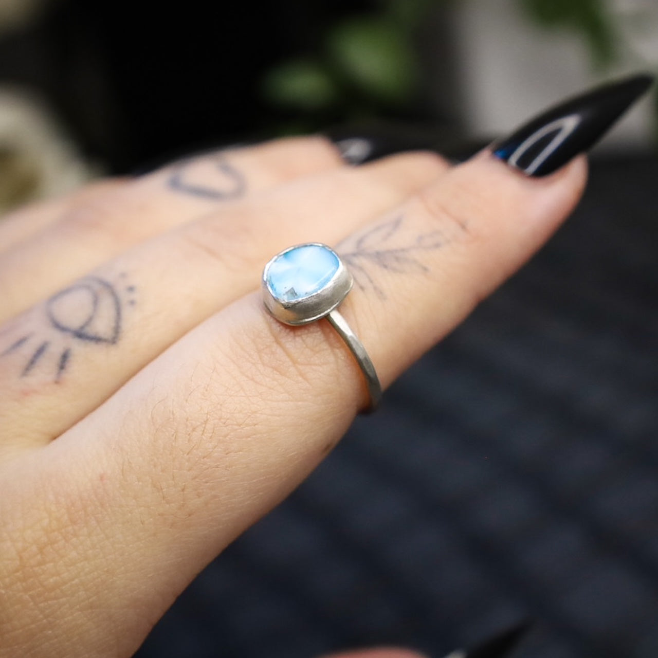 LARIMAR RING (RTS - SIZE P)